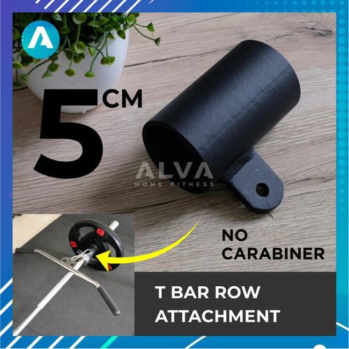 Gambar T bar row - landmine attachment - core trainer barbell gym fitness - No Carabiner dari alvahomefitness Kota Surabaya Tokopedia