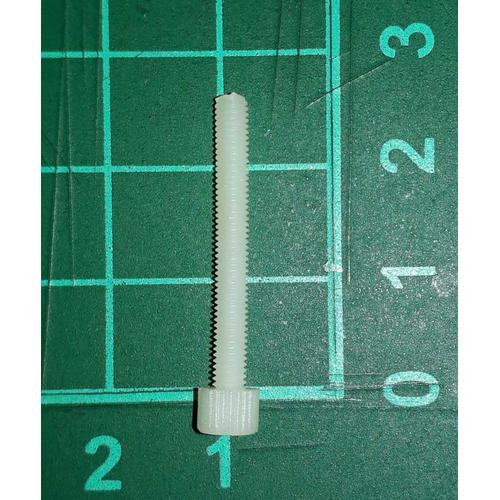 Gambar skrup baut screw plastik putih nylon M3 x 25 mm kepala soket hexagonal dari SentraOnlineShop Kab. Tangerang Tokopedia