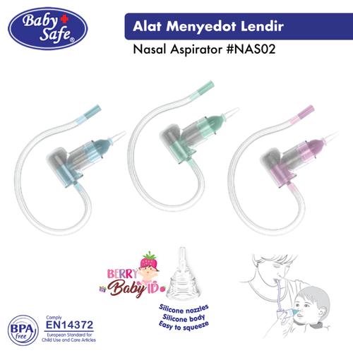 Foto Produk Baby Safe Baby Nasal Aspirator NAS02 Penyedot Ingus Bayi Anak BBS101 - Green dari Berry Baby