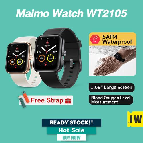 Promo Maimo WT2105 1.69inch Smart Watch Blood Oxygen SpO2 5ATM Waterproof -  Hitam - Jakarta Utara - vinkovinko | Tokopedia