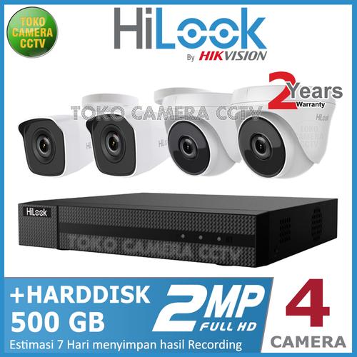 Gambar PAKET CCTV HILOOK 2MP 4 CHANNEL HDD 500GB dari TOKO CAMERA CCTV Jakarta Barat Tokopedia