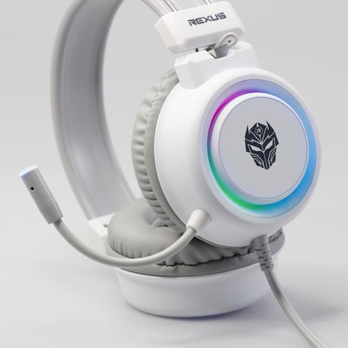 Gambar Headset Rexus GAMING RGB VONIX F80 WHITE dari ArinGoComputer Kota Samarinda Tokopedia