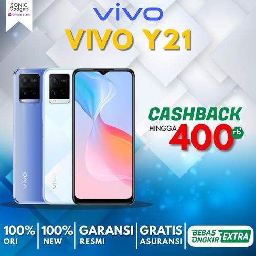 Gambar Vivo Y21 4GB/64GB - Ram 4GB Internal 64GB Garansi Resmi Vivo - Diamond Glow dari SONIC Gadgets Jakarta Utara Tokopedia