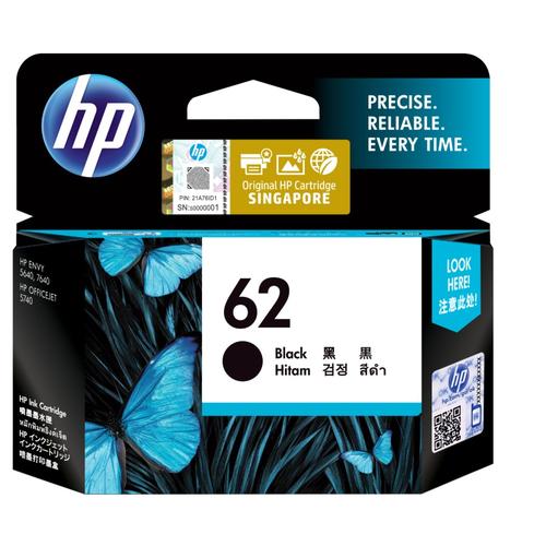 Foto Produk HP 62 Black Ink Cartridge ( C2P04AA ) ORIGINAL dari PojokITcom Pusat IT Comp