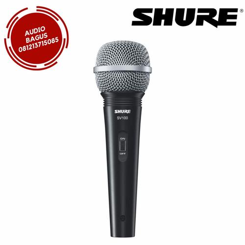 Jual Microphone SHURE SV100 / SV 100 / Mic Shure / Mik Vocal kabel ORIGINAL Jakarta Barat