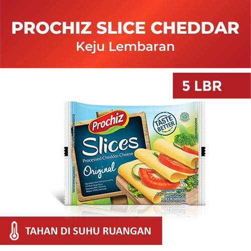 Gambar Keju PROCHIZ Slice Cheddar 5's dari Prochiz Tokopedia