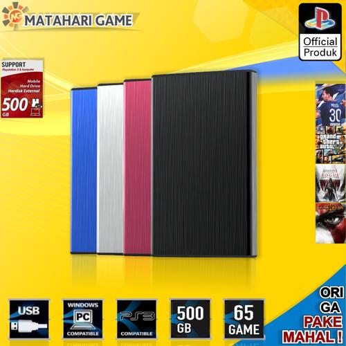 Hardisk PS3 500GB - hdd ps3 External Support PS3 Full Game Terbaru