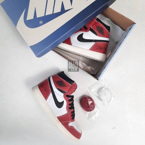Jual Trophy Room x Air Jordan 1-White 