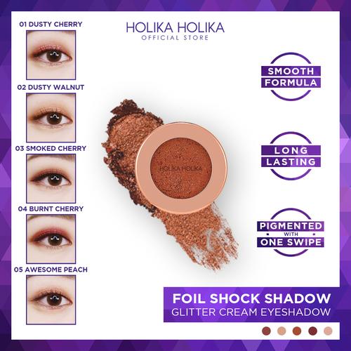 Gambar Holika Holika Foil Shock Shadow - Dusty Walnut dari Holika Holika Indonesia Jakarta Barat Tokopedia