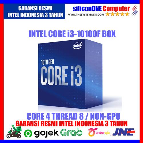 Gambar Intel Processor Core i3-10100F BOX dari silicon ONE Computer Kota Bandung Tokopedia