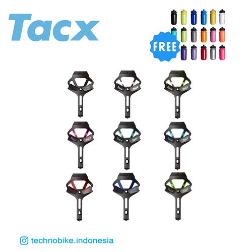 Gambar BOTTLE CAGES TACX CIRO CARBON GLOSS ALL COLOR - GREEN dari Technobike Jakarta Barat Tokopedia