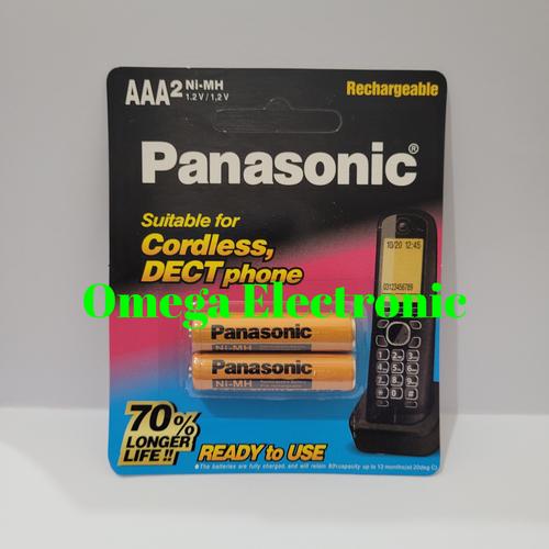 Gambar ORIGINAL Panasonic Battery Batere Baterai untuk Telepon Wireless A3 dari Omega Electronic Jakarta Utara Tokopedia