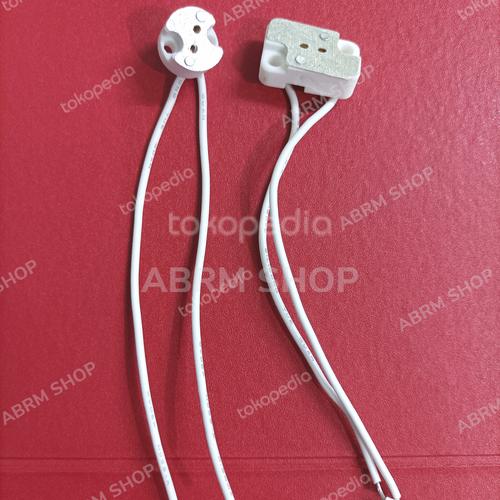 Jual SOKET SOCKET HALOGEN FITING DUDUKAN LAMPU HALOGEN KOTAK SEGI BULAT ...