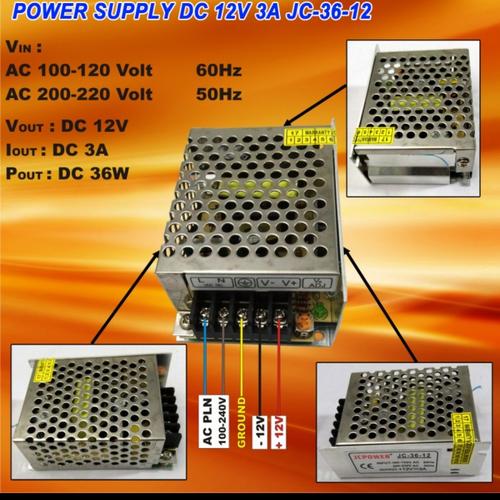 Gambar Power Supply 3A 12V dari Toko Mitra Abadi Jakarta Barat Tokopedia