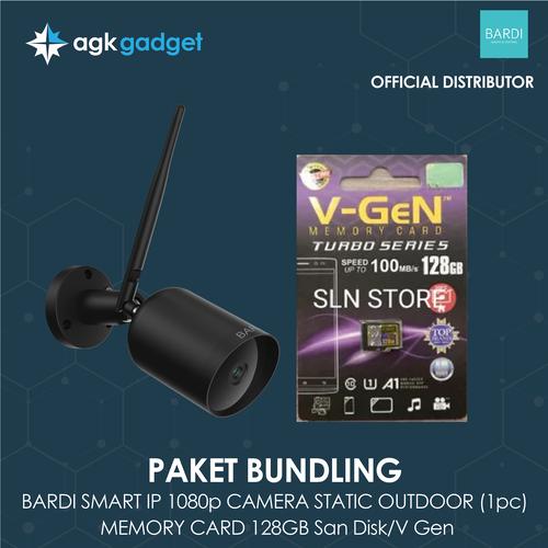 Promo Bundling BARDI Smart CCTV Outdoor IP Camera Static free Memory