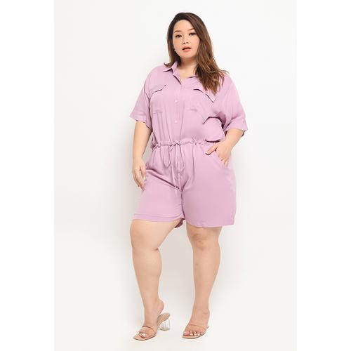 Promo Xtramiles Plus Size Jumpsuit 