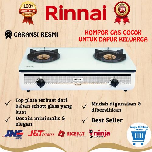 Jual Kompor Gas 2 Tungku Rinnai Ri 712 Gaw Rinai 2 Tungku Tempered Glass Jakarta Selatan Naga Kitchen Store Tokopedia