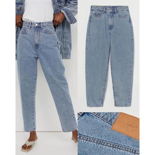 Jual H\u0026M loose Mom High Ankle Jeans 