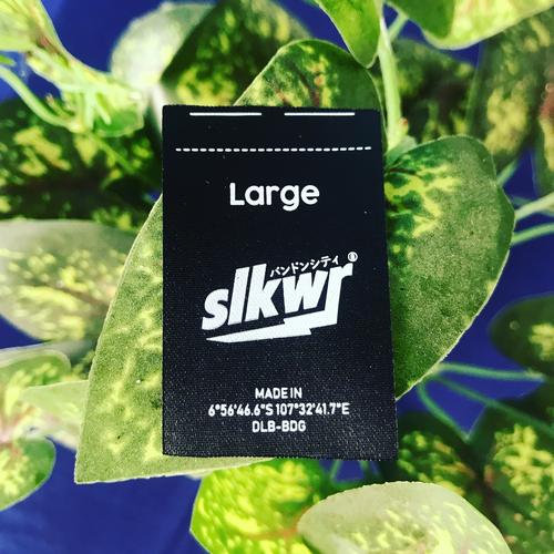 Jual CARE LABEL SATIN ALEGRO PREMIUM FREE DESAIN FREE LASERCUT Kota