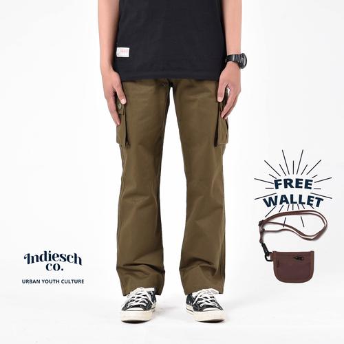 Jual Cargo Pants Straight Fit - Black 
