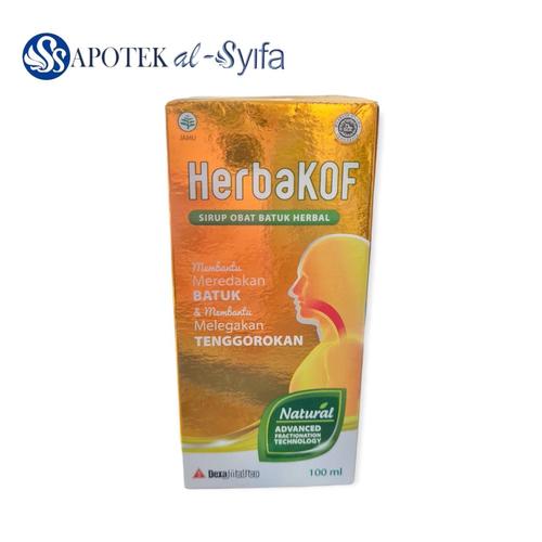 Jual Herbakof Herbal Cough Syrup 100 ml / Obat Batuk / Radang