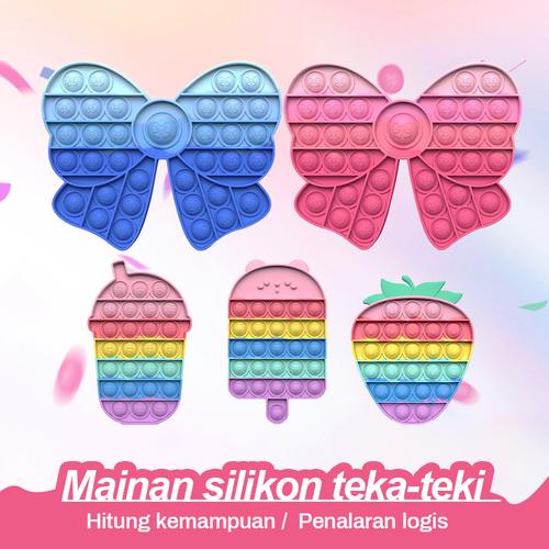 Jual POP IT CHEAP RAINBOW UNICORN/AMONG 