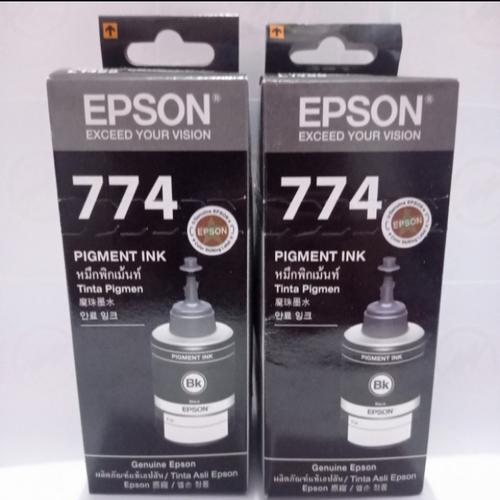 Jual Tinta epson 774 Black Original M100.M200.M205.L1455.L655.L605. - Kota  Depok - Nay Print 02 | Tokopedia