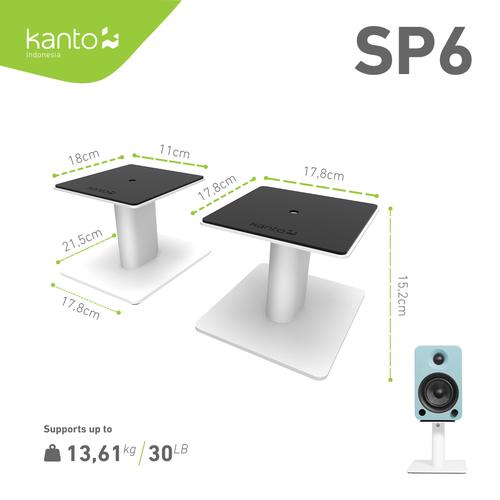 Jual Kanto SP6 SP 6 Premium Metal Desk Speaker Stand 15cm Universal