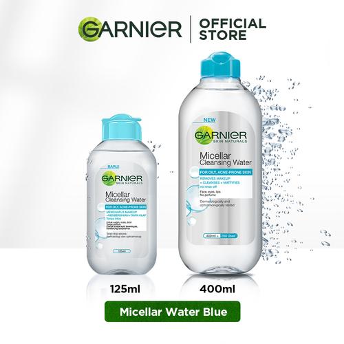Gambar Garnier Skin Care Micellar Water Blue - 400 ml dari Garnier Official Store Kota Tangerang Selatan Tokopedia