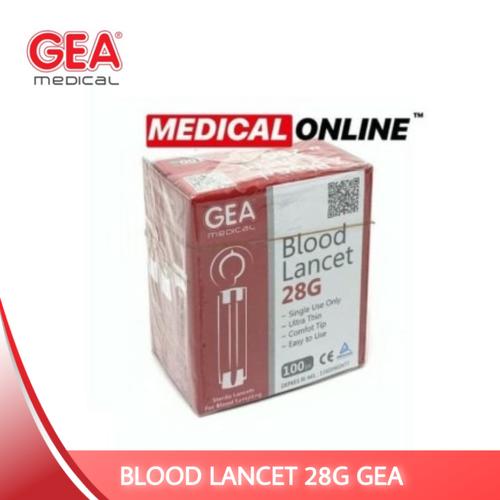 Jual BLOOD LANCET GEA ISI 100 PER BOX LANCING ORIGINAL MEDICAL ONLINE Kota Tangerang Medical