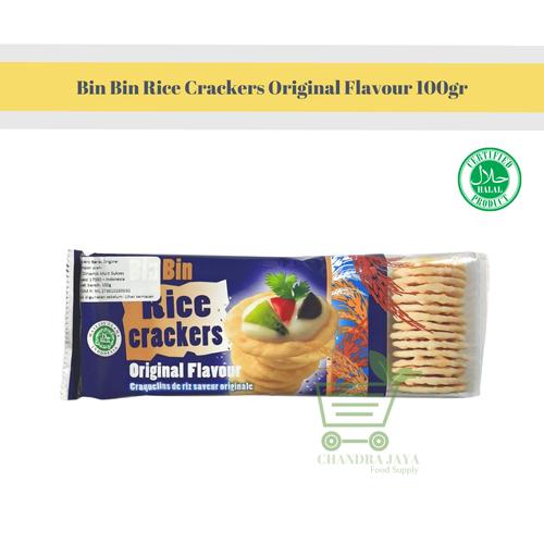 Promo Bin Bin Rice Crackers Original Flavour 100gr Krekers Beras