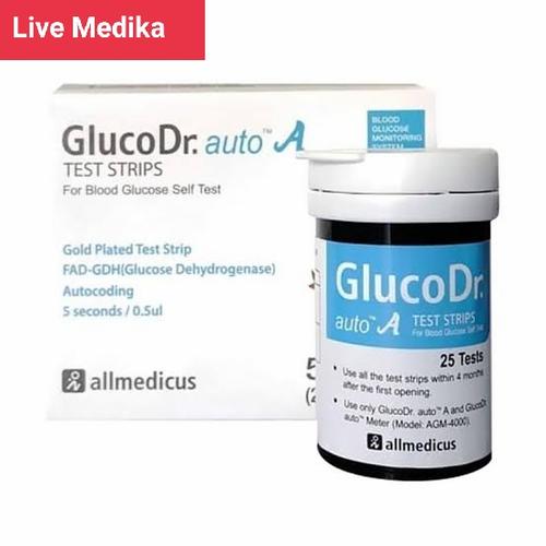 Jual GlucoDr Auto strip / Strip Glucodr AGM4000 /Gluco dr test strips Auto Jakarta Utara