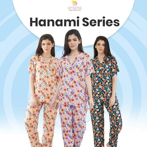 Gambar HOMEWEAR ORIANA KIMONO HANAMI NAVY - M dari Oriana Homewear Jakarta Selatan Tokopedia