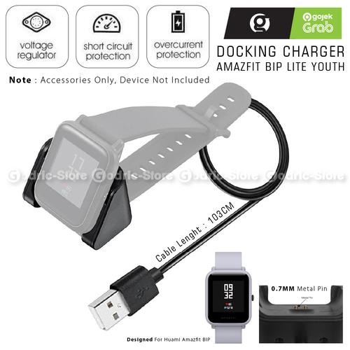 Gambar Dock Portable Spare Charger for Smartwatch Amazfit BIP / BIP Lite dari G-Rex Jakarta Barat Tokopedia