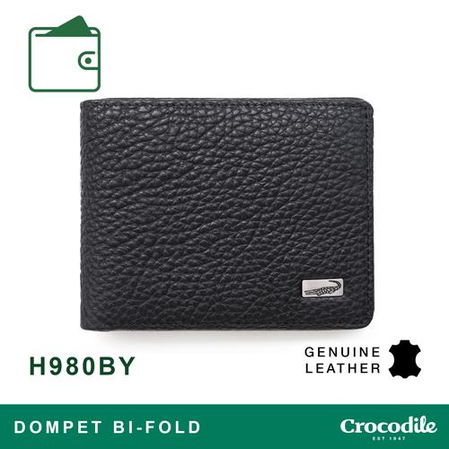 Gambar Crocodile H980BY Dompet Bi-fold Wallet Leather Kulit Original - Hitam dari Crocodile Official Store Jakarta Utara Tokopedia