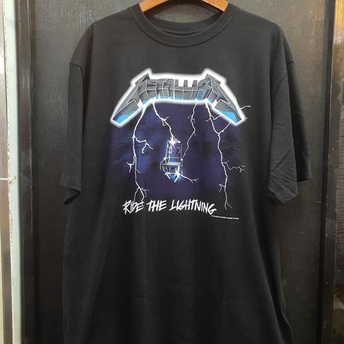 Jual kaos band metallica ride lightning 