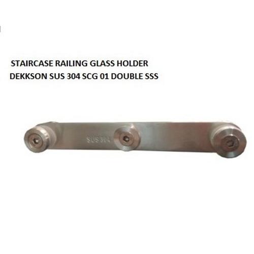 Jual STAIRCASE RAILING GLASS HOLDER DEKKSON SUS 304 SCG 01 PLAT DOUBLE ...