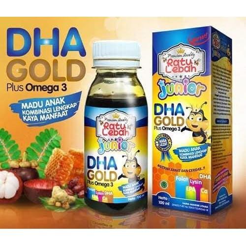 Jual RATU LEBAH Madu Anak DHA Junior GOLD Plus Omega 3 150 GR ~ untuk Menin  - Kota Pontianak - Toko Obat Sumber Abadi | Tokopedia