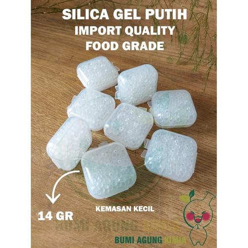 Jual Silica Gel Putih Kotak Silika Gel Putih Box kecil 14 gram