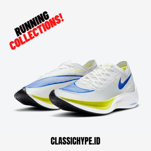 Jual ZOOMX VAPORFLY NEXT% EKIDEN WHITE RACER BLUE - 44 - Kota Medan -  classichype.id | Tokopedia