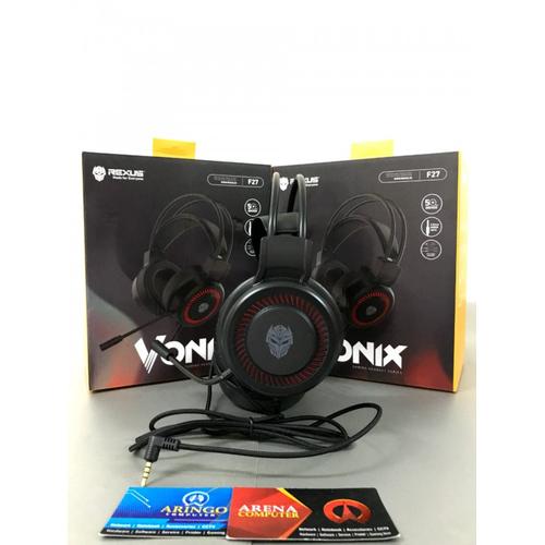 Gambar Headset Rexus GAMING F27 BLACK-RED dari ArinGoComputer Kota Samarinda Tokopedia