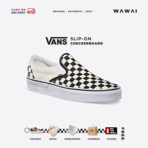 white vans with checkers
