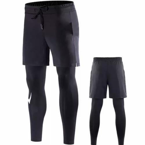 Celana Pendek 2 in 1 Legging Panjang 