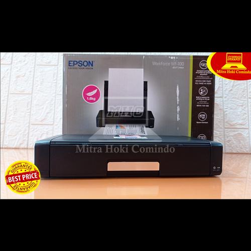 Gambar PRINTER EPSON WF-100 WF100 PORTABLE RINGAN WIFI DIRECT GARANSI RESMI dari PT. Hoki Abadi Sentosa Kota Medan Tokopedia
