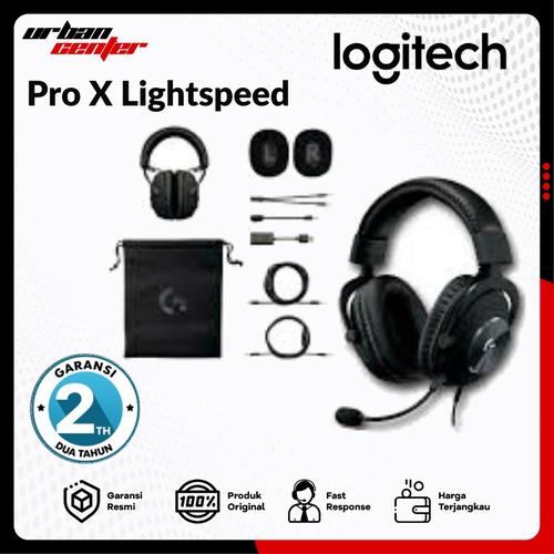 Jual Logitech PRO X Wireless LIGHTSPEED 7.1 Gaming Headset with BLUE VO!CE  - Kota Surabaya - Urban Center | Tokopedia