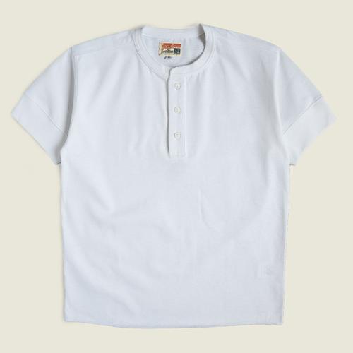 Chuck Henley SS T-shirt - White - S 