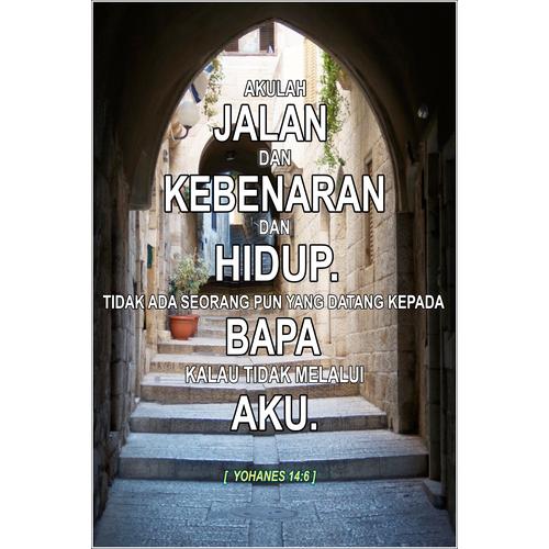 Hdan Jual HDAN-015 Hiasan dinding walldecor doa ayat nasrani katholik ...