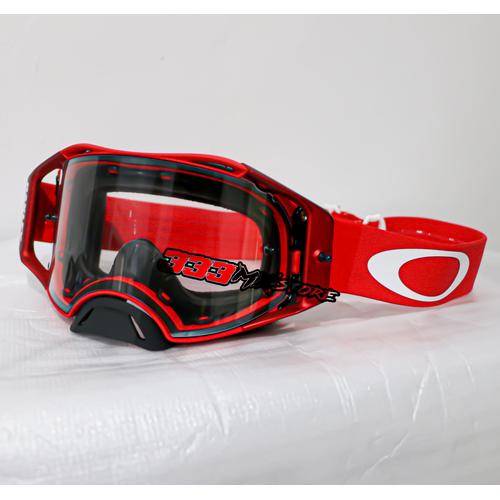 Jual GOGGLE OAKLEY AIRBRAKE RED STRAP 