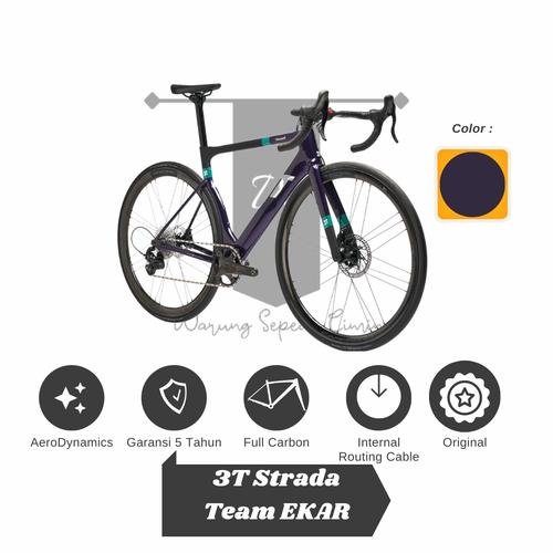 Sepeda Balap 3T STRADA TEAM EKAR 1X13 