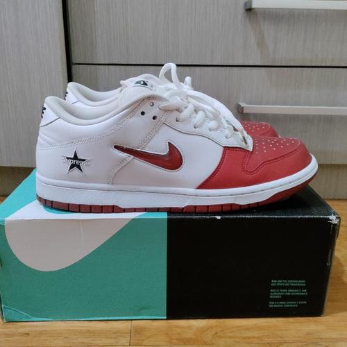 clearance cheap onlineshop Nike x Supreme SB Dunk Low Jewel Swoosh Red  ´Varsity Red´ Sell well -www.conadisperu.gob.pe
